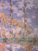 Claude Monet Three Trees painting